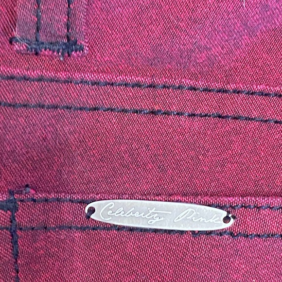 Celebrity Pink Maroon Skinny Jean - Picture 6 of 7